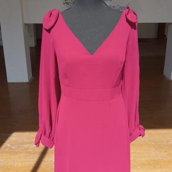 Burgundy wine ethereal maxi dress - Picture 10 of 12